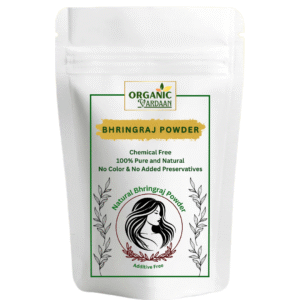 Organic Vardaan- Bhringraj Powder | Cleanses Hair | Best for Oil & Mask | Removes Dandruff & Scalp itchiness
