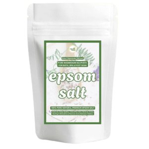 Organic Vardaan - Natural Epsom Salt | For Stress Relief, Muscle Relaxation & Skin Softening | Pure Magnesium Sulphate for Bath, Spa & Foot Soak